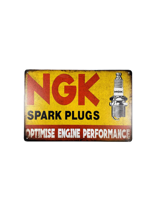 NGK Spark Plugs, Plåtskylt 20*30