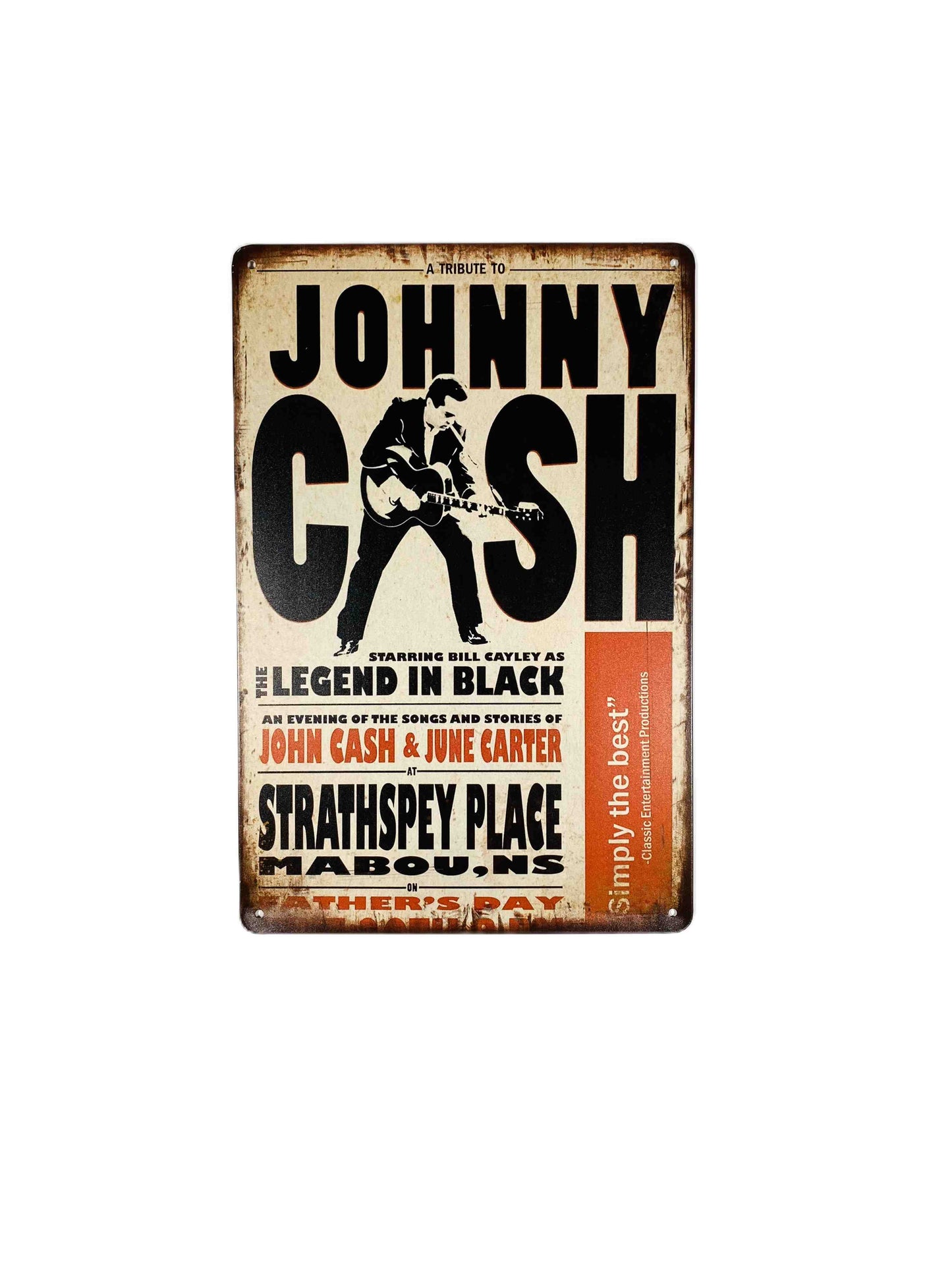 Johnny Cash, Plåtskylt 20*30