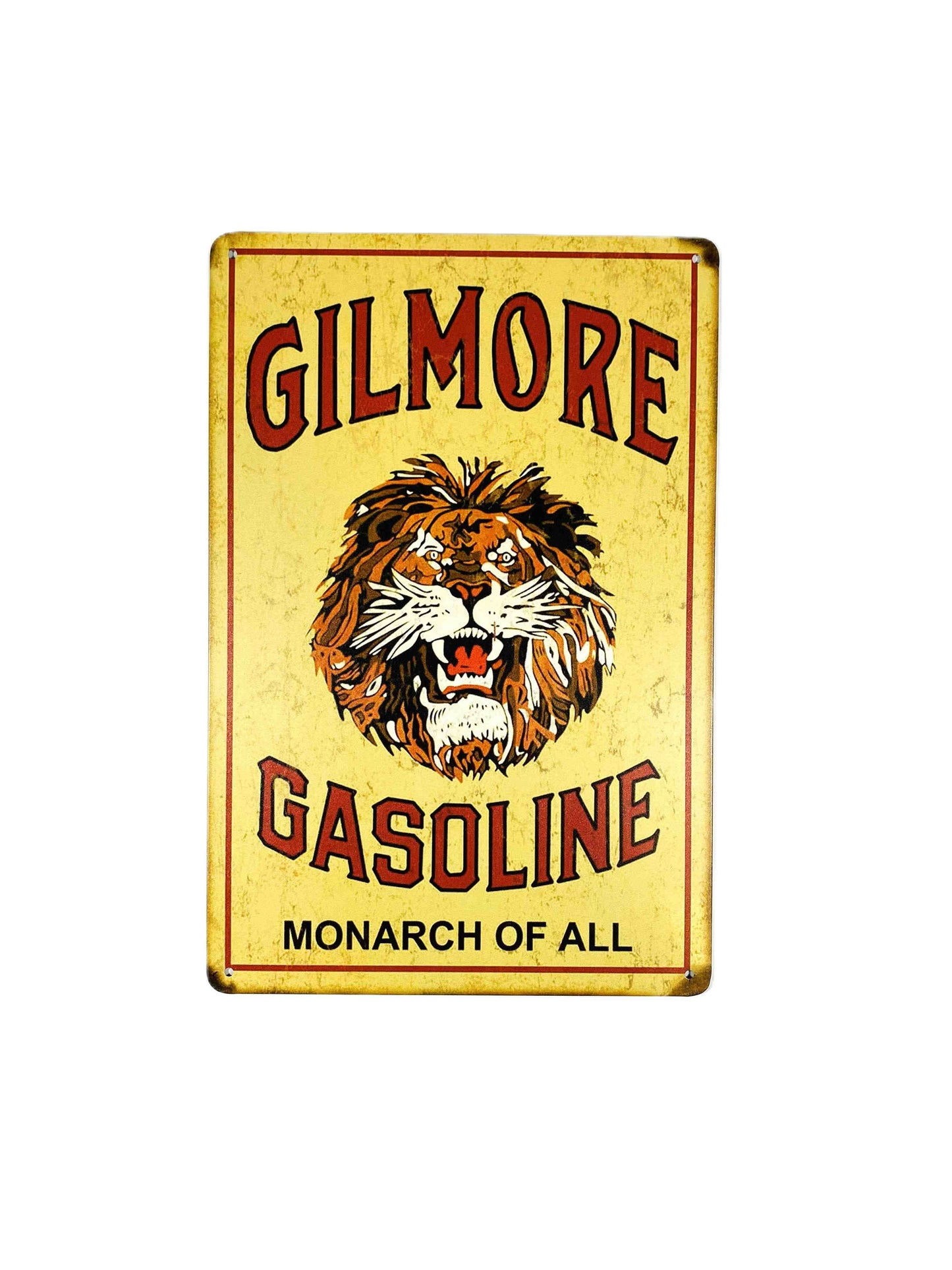 Gilmore Gasoline, Plåtskylt 20*30