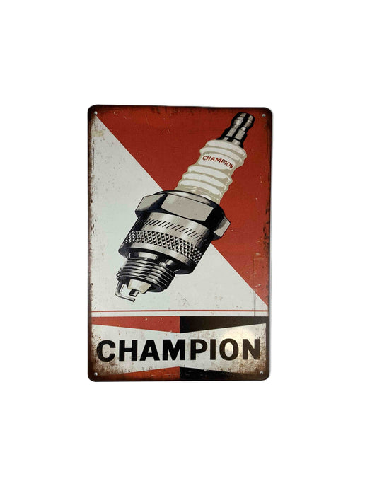 Plåtskylt 20*30, Campion sparkplug