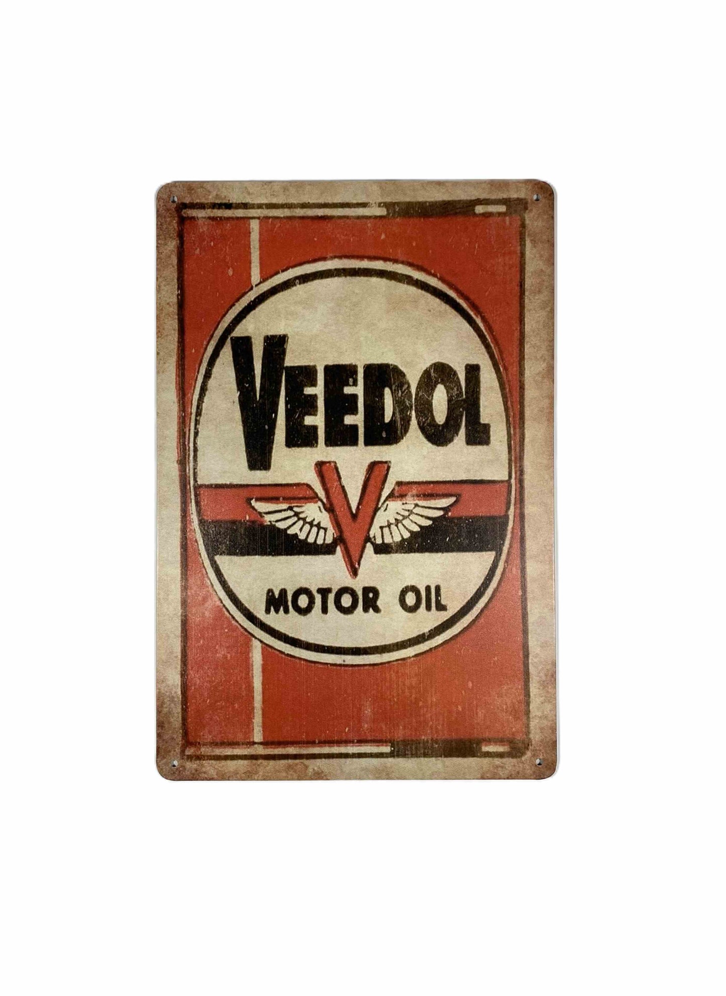 Plåtskylt 20*30, Veedol Motor oil - orange