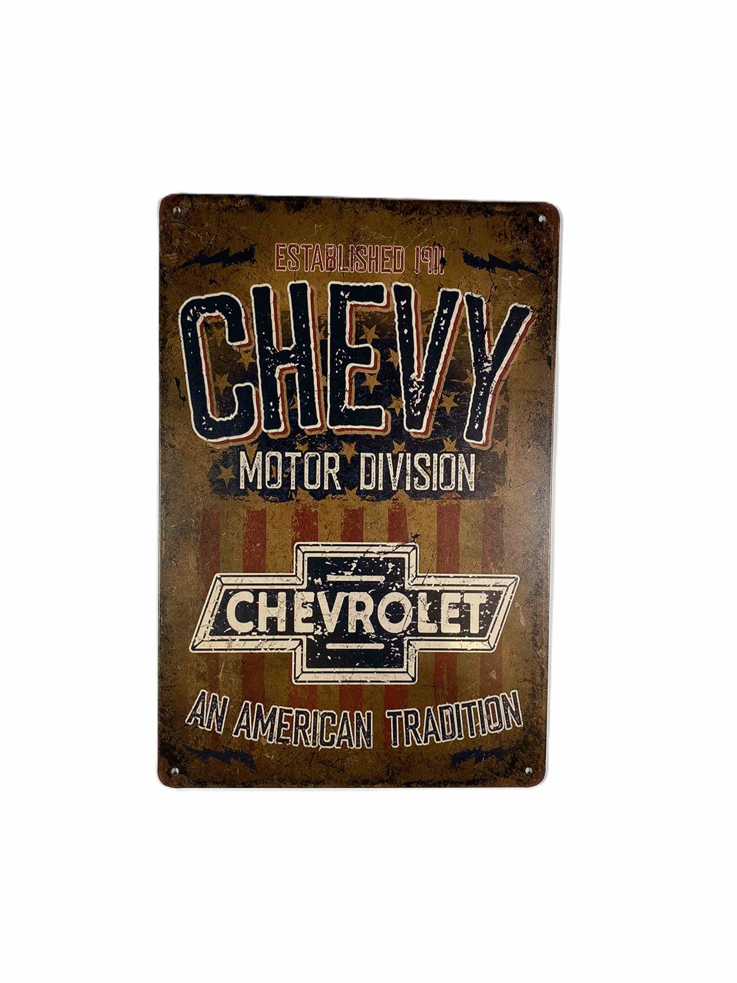 Plåtskylt 20*30, Chevy Motor division