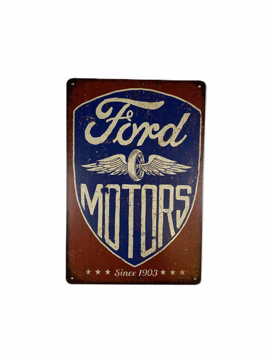 Plåtskylt 20*30, Ford Motors- sköld