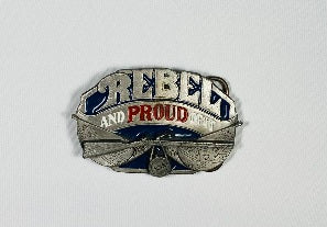 Buckle, Skärpspänne REBEL and proud