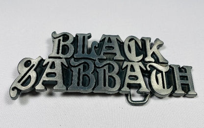 Buckle, Skärpspänne Black Sabbath