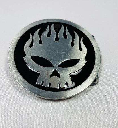 Buckle, Skärpspänne The Offspring burning skull