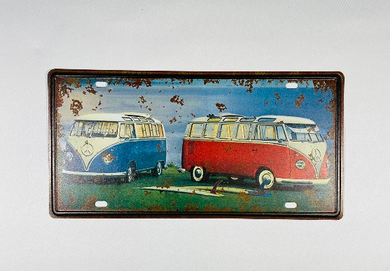 NR Plåtskylt 30*15 Folkabuss Volkswagen