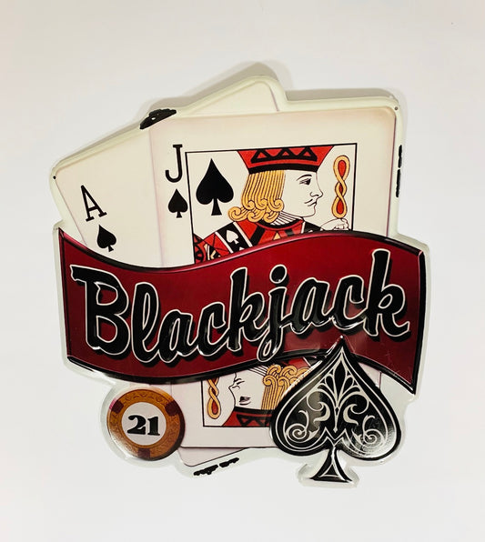 Plåtskylt Black Jack