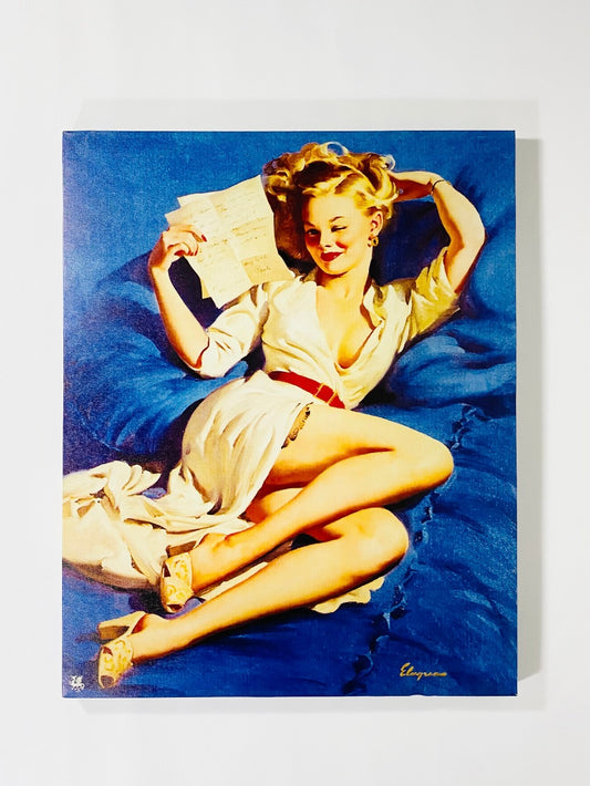 Canvas Pinup kärleksbrev