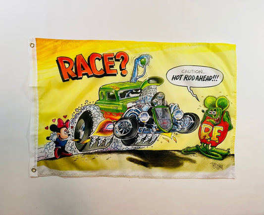 Flagga Rat Fink Race