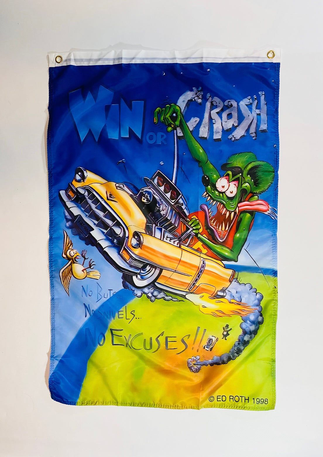 Flagga Rat fink Win Or Crash