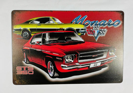 Monaro STS 350 Plåtskylt 20*30