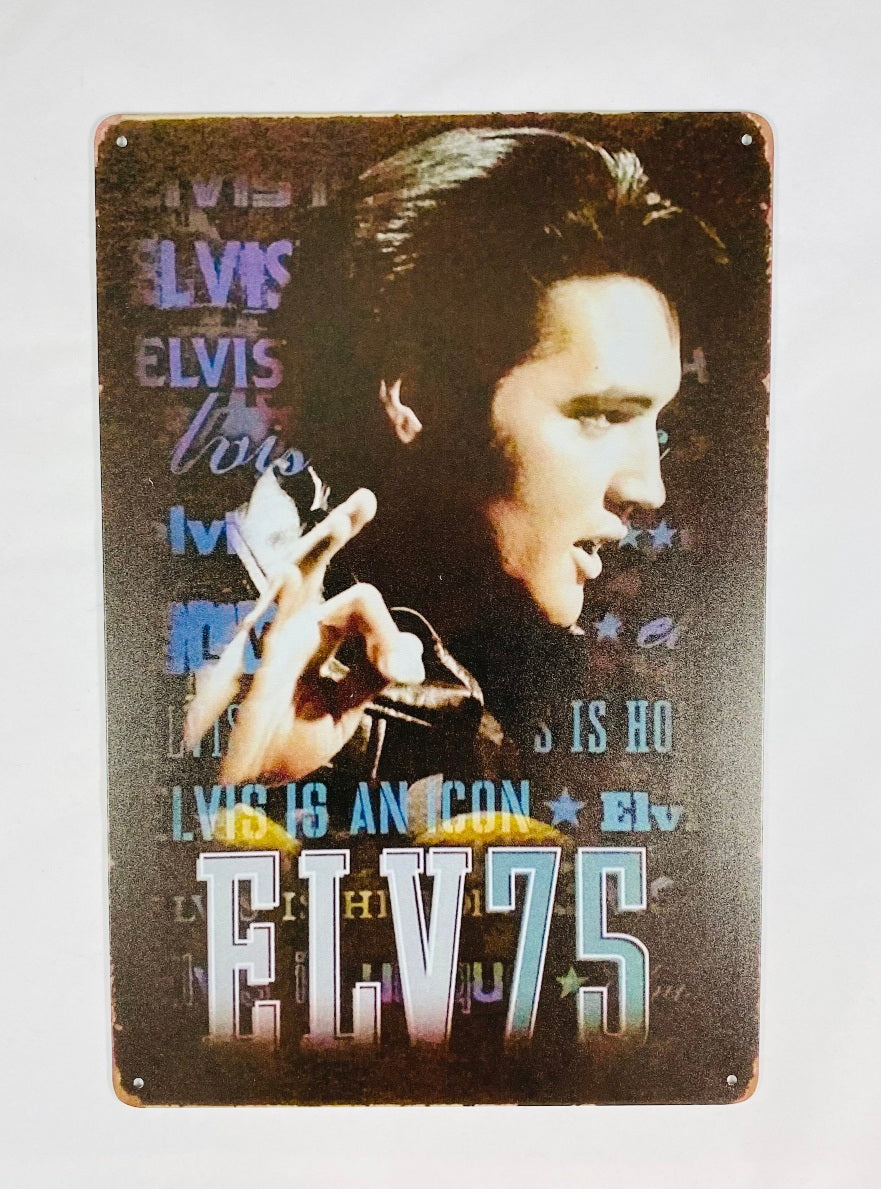 Elvis icon Plåtskylt 20*30