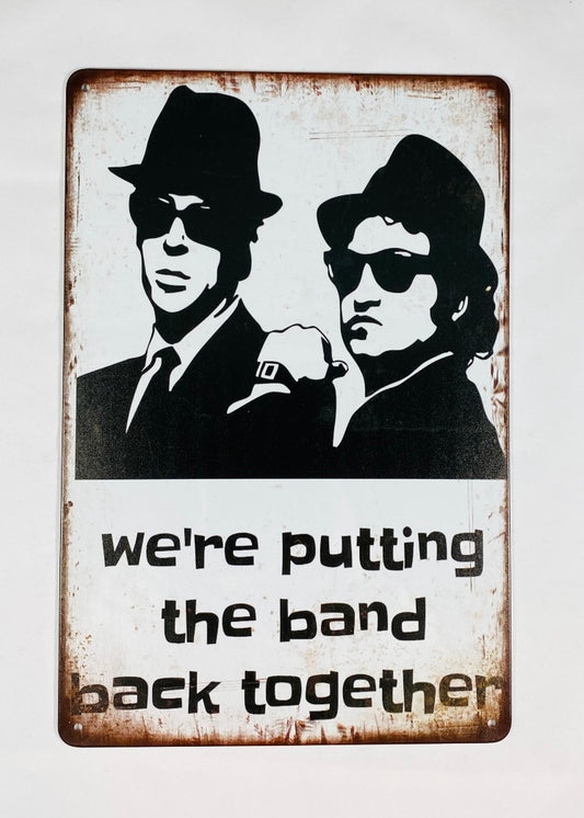 Plåtskylt 20x30: The Blues Brothers