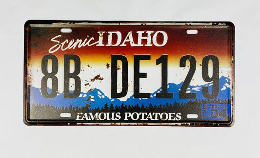 NR Plåt Idaho potatoes Plåtskylt 30*15