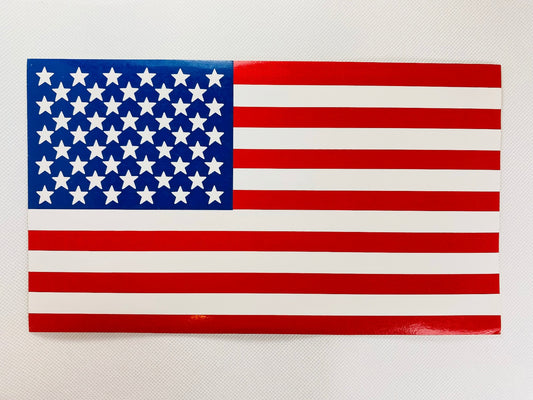 Klistermärke USA flagga stor
