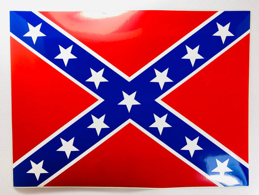 Klistermärke Rebelflagga