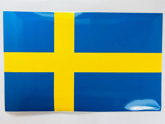 Klistermärke Sverige flaggan