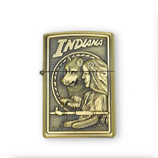 Tändare "Indiana": Native American, kvinna med varg