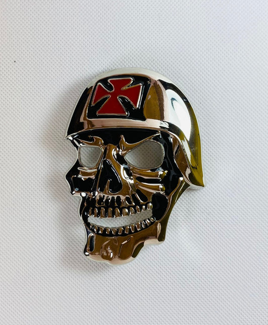 Skärpspänne / buckle: Biker Skull