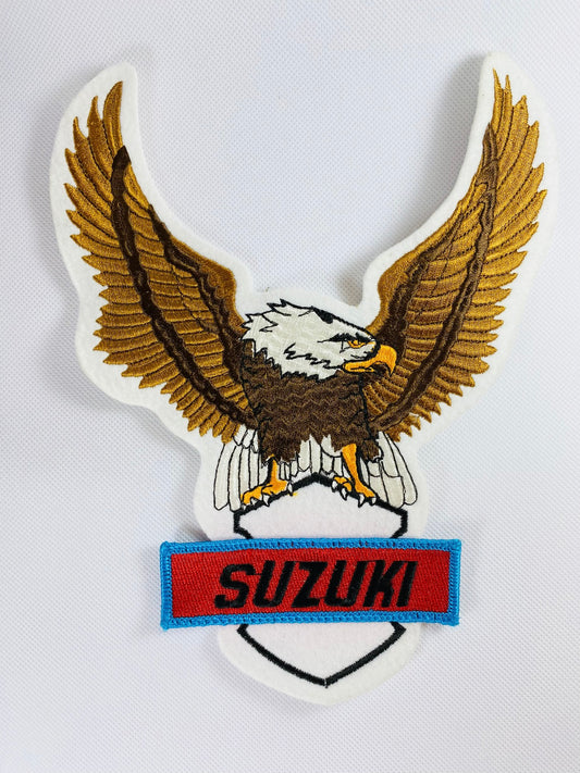 Tygmärke Suzuki Ryggmärke